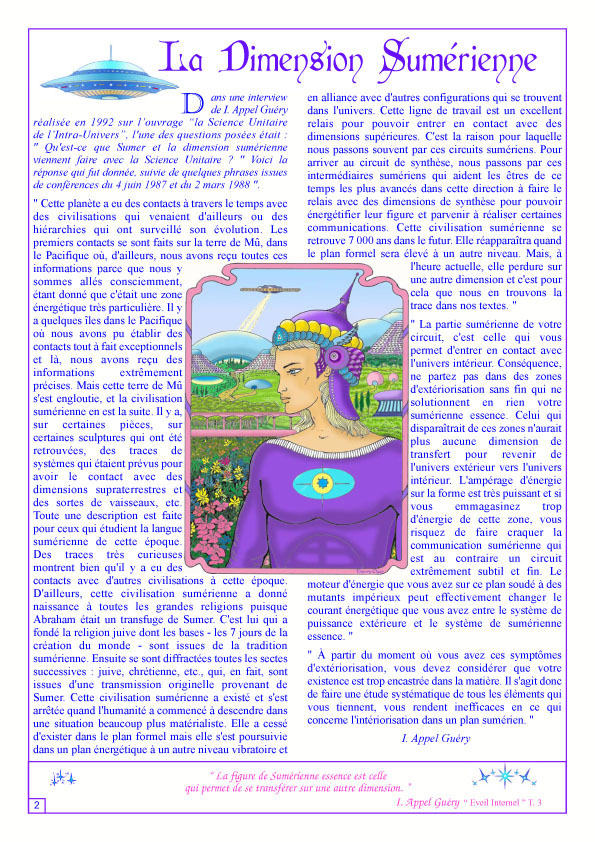 la dimension sum&eacute;rienne