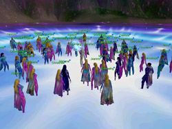 monde virtuel 3D Interneland